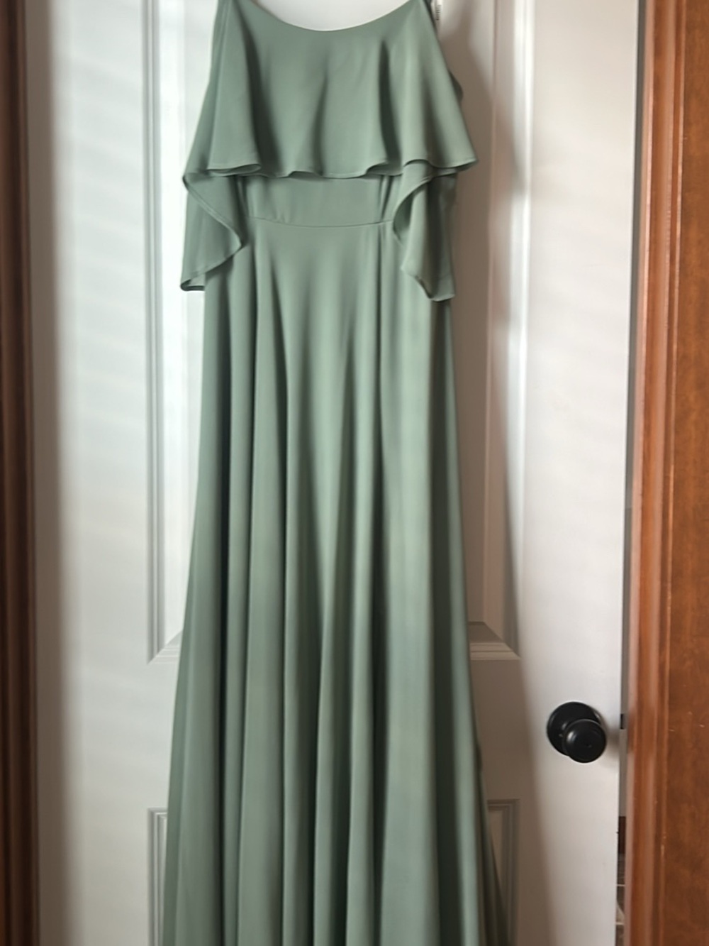 Green bridesmaid dress